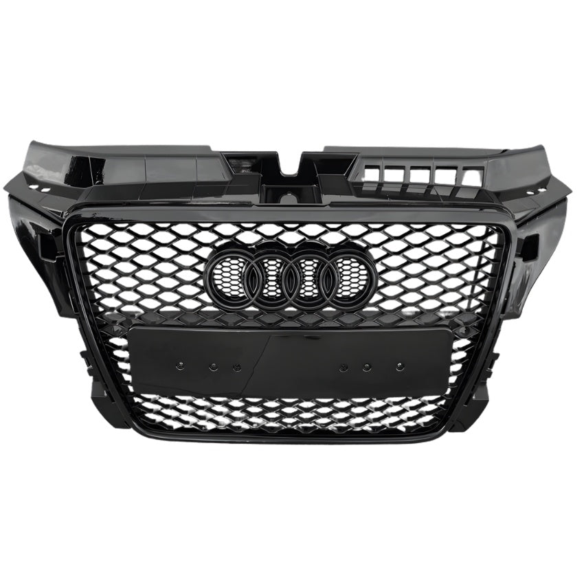 Calandre Look RS3 Nid d'Abeille Noir pour Audi A3 S3 8P (2003-2012)