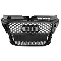 Calandre Look RS3 Nid d'Abeille Noir pour Audi A3 S3 8P (2003-2012)
