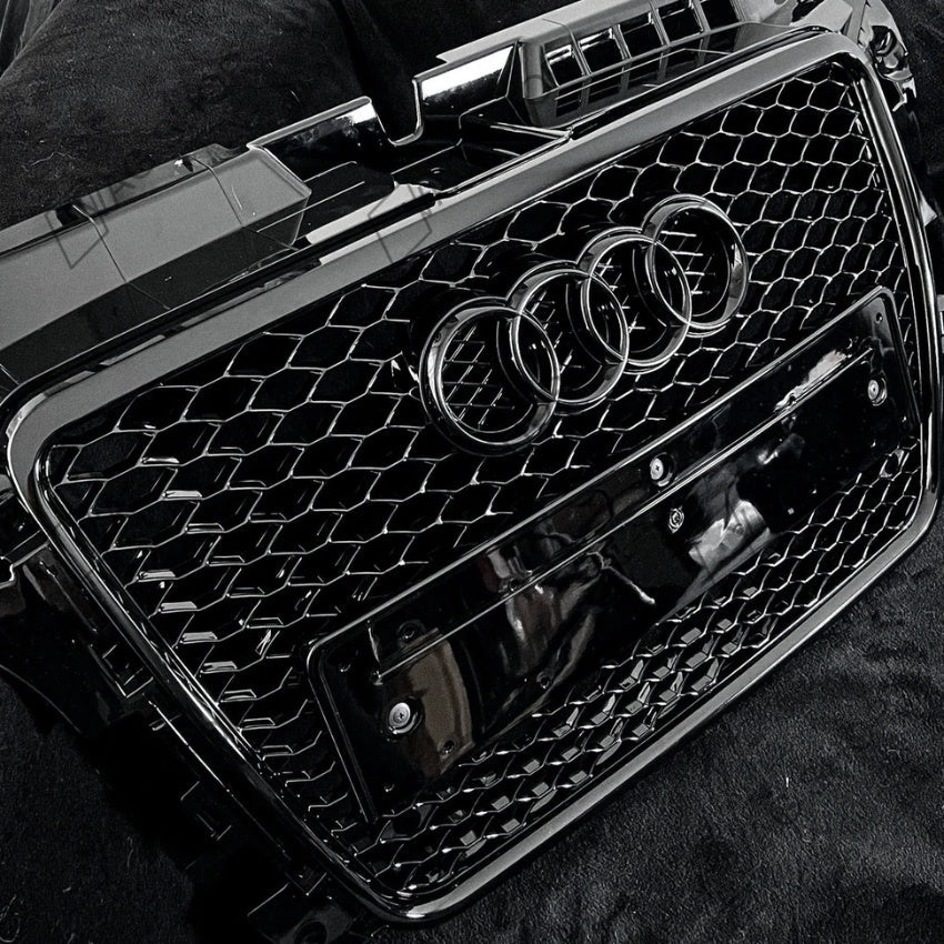 Calandre Look RS3 Nid d'Abeille Noir pour Audi A3 S3 8P (2003-2012)
