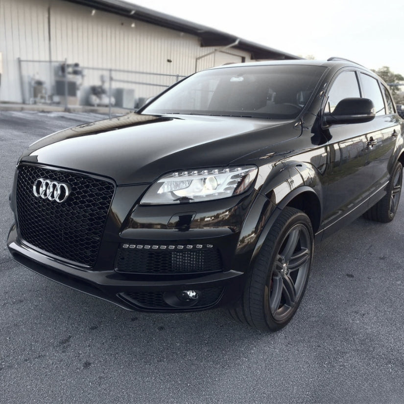 Grille de Calandre Centrale Finition Noir Brillant Audi Q7 4L