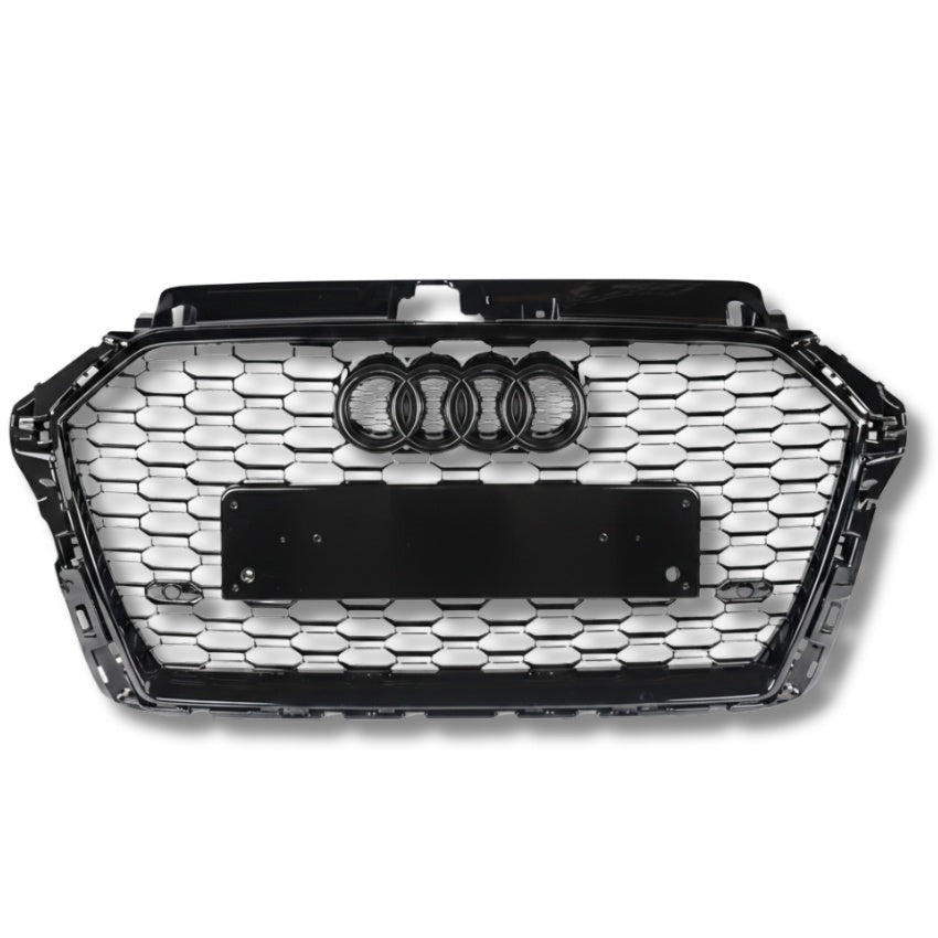 Calandre Look RS3 Black Edition pour Audi A3 S3 8V Sportback / Berline