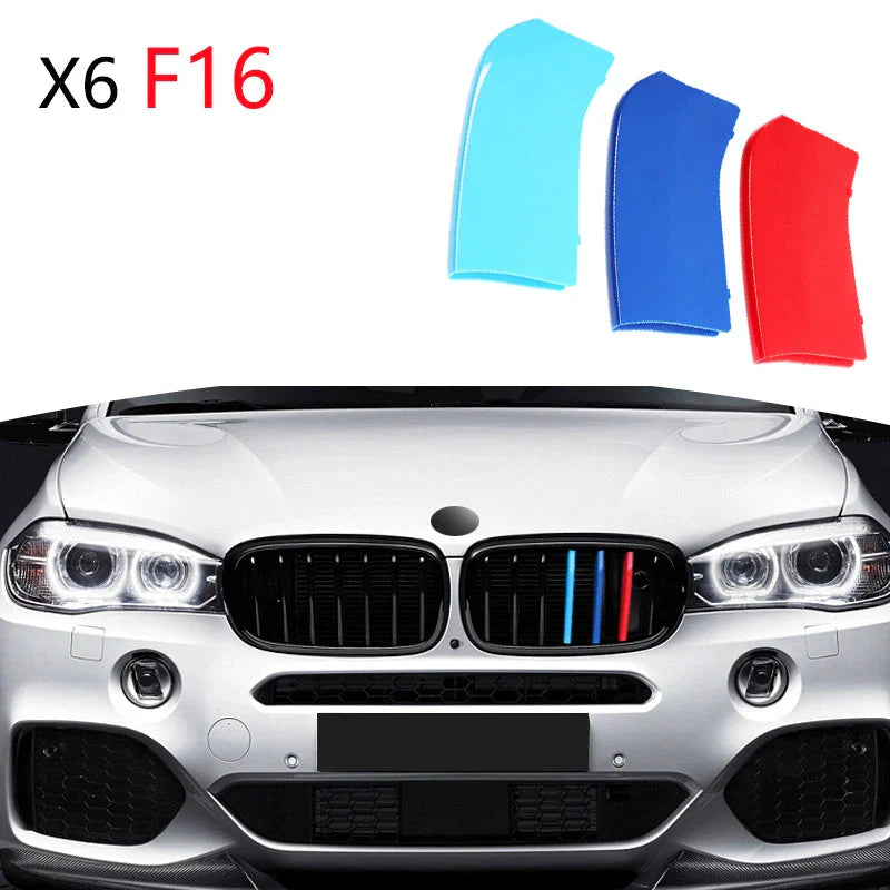 Clips Bandes de Calandre BMW M Performance - 3 Couleurs Sport