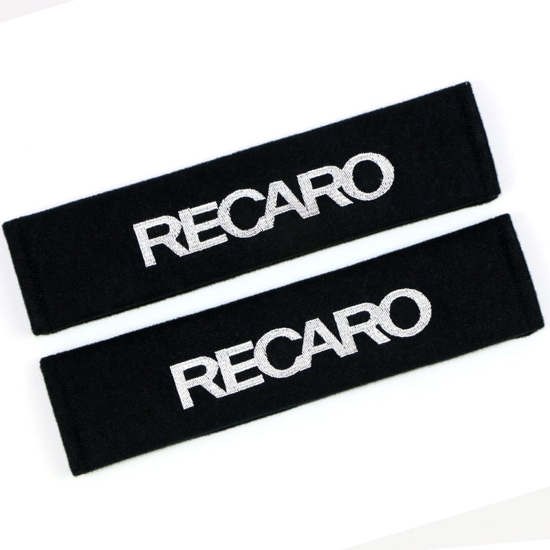 Protège-ceintures de sécurité logo Recaro pour sièges baquets