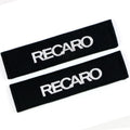 Protège-ceintures de sécurité logo Recaro pour sièges baquets