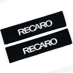Protège-ceintures de sécurité logo Recaro pour sièges baquets