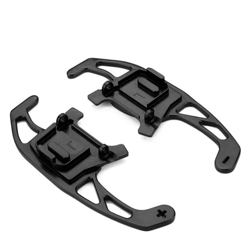 Palettes de commande au volant en aluminium brossé - VW Golf 7