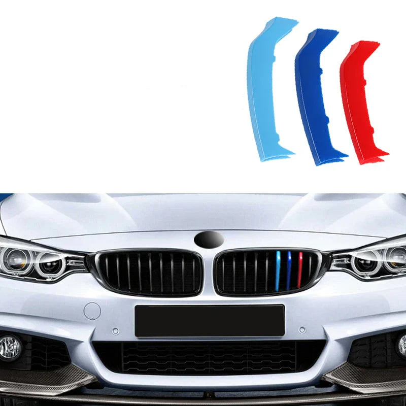 Clips Bandes de Calandre BMW M Performance - 3 Couleurs Sport