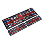 Sticker drapeau origine pays pour voiture - Diverses nations
