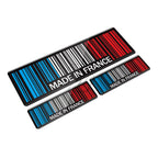 Sticker drapeau origine pays pour voiture - Diverses nations