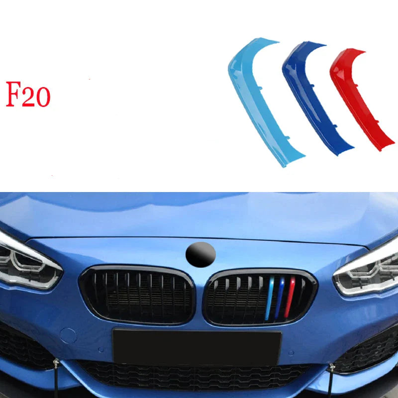 Clips Bandes de Calandre BMW M Performance - 3 Couleurs Sport