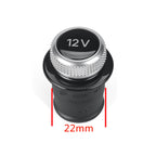 Bouchon décoratif pour prise allume-cigare 12V style Audi S-line