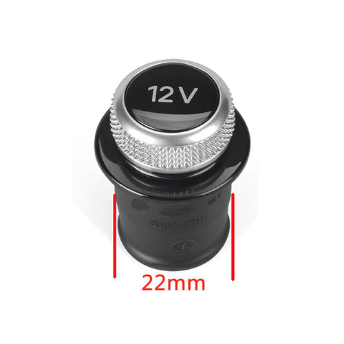 Bouchon décoratif pour prise allume-cigare 12V style Audi S-line