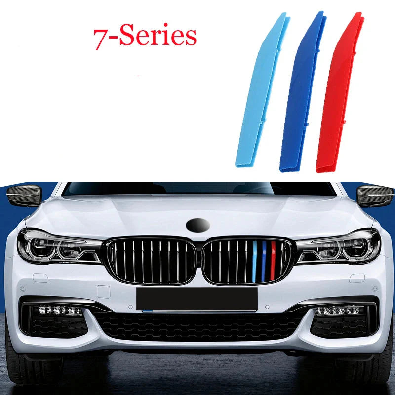Clips Bandes de Calandre BMW M Performance - 3 Couleurs Sport