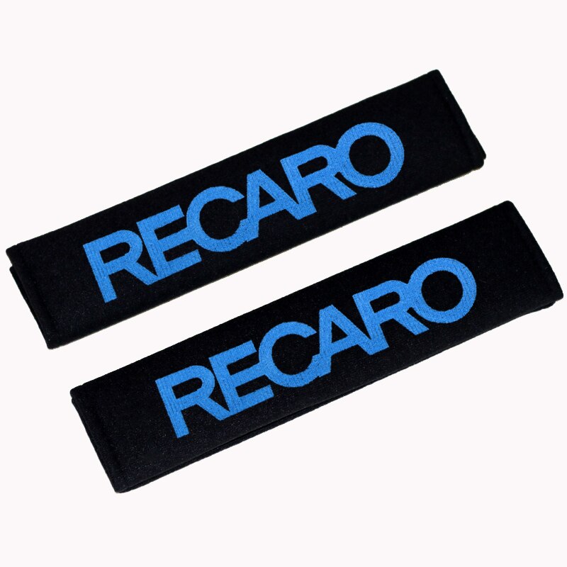 Protège-ceintures de sécurité logo Recaro pour sièges baquets