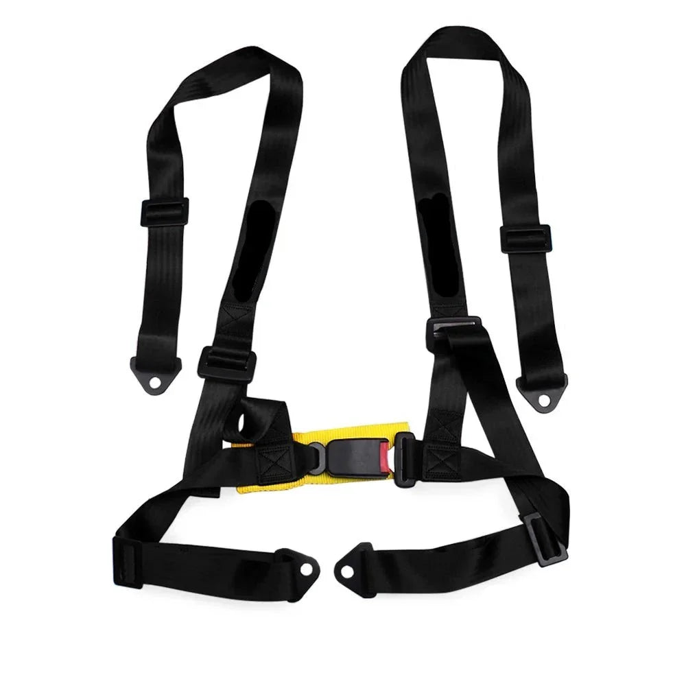 Ceinture de Sécurité Harnais 4 Points Universel pour Siège Baquet