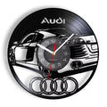 Horloge de Mur Design Jante Audi R8 - Décoration Garage / Bureau