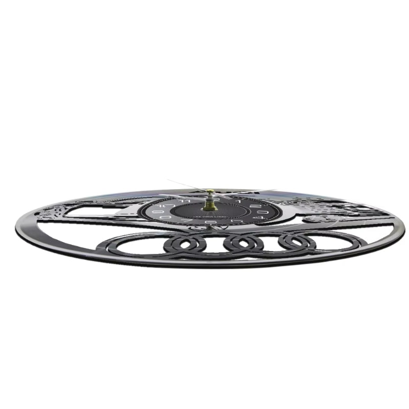 Horloge de Mur Design Jante Audi R8 - Décoration Garage / Bureau