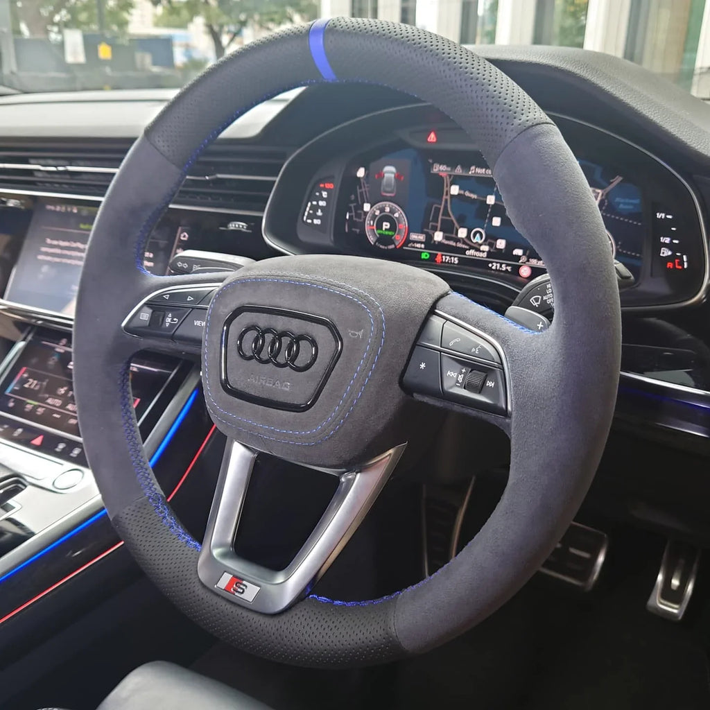 Revêtement de volant circulaire Audi A4 A5 B9.5 Facelift