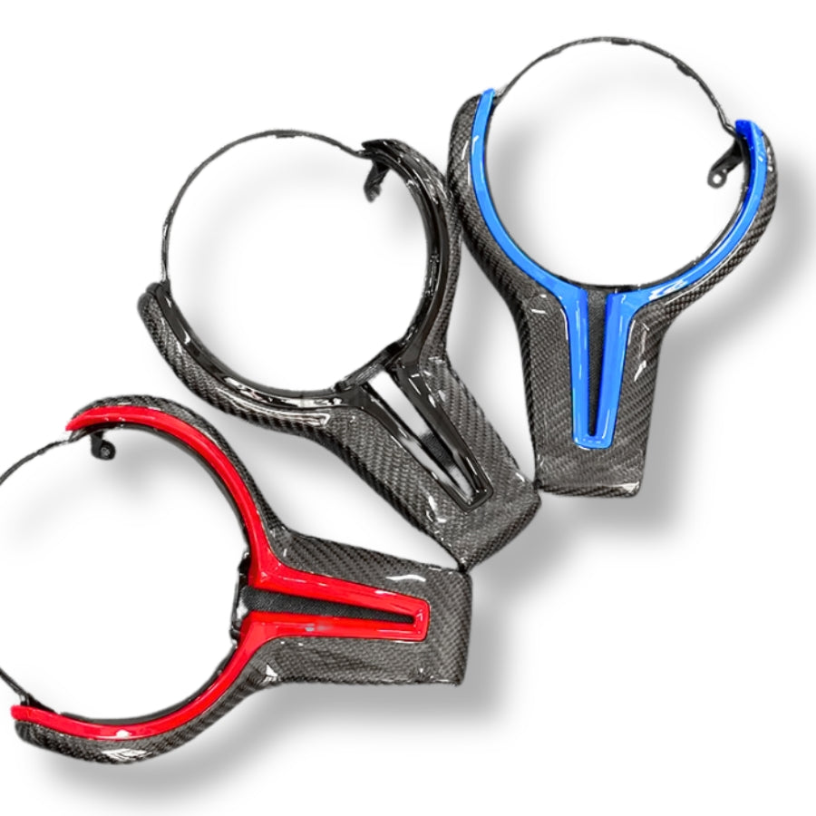 Garniture de Volant en Carbone pour BMW Série 1 3 5 F10 F20 F30 M3