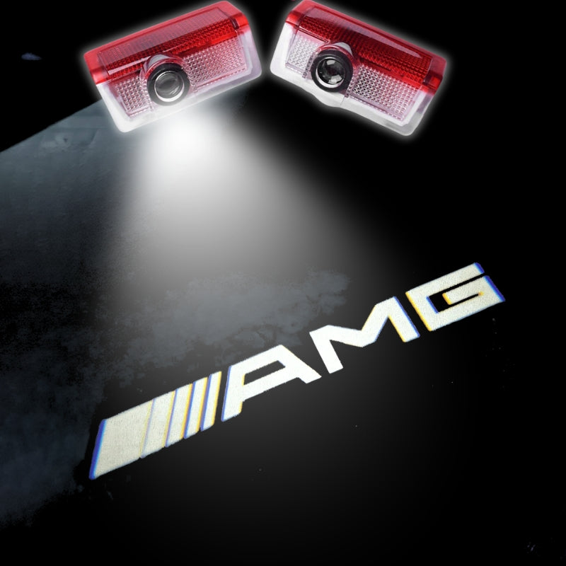 Projecteur LED de porte projection logo Mercedes-Benz