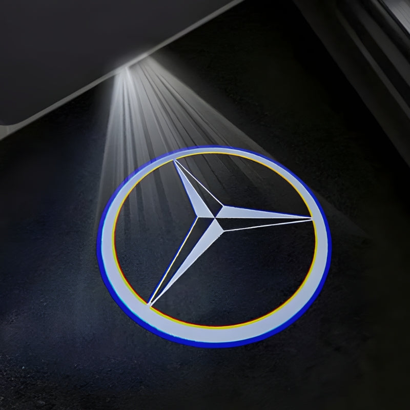 Projecteur LED de porte projection logo Mercedes-Benz