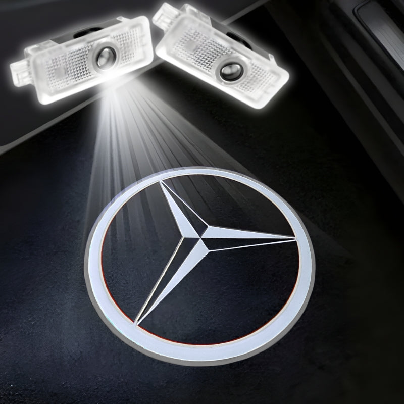 Projecteur LED de porte projection logo Mercedes-Benz