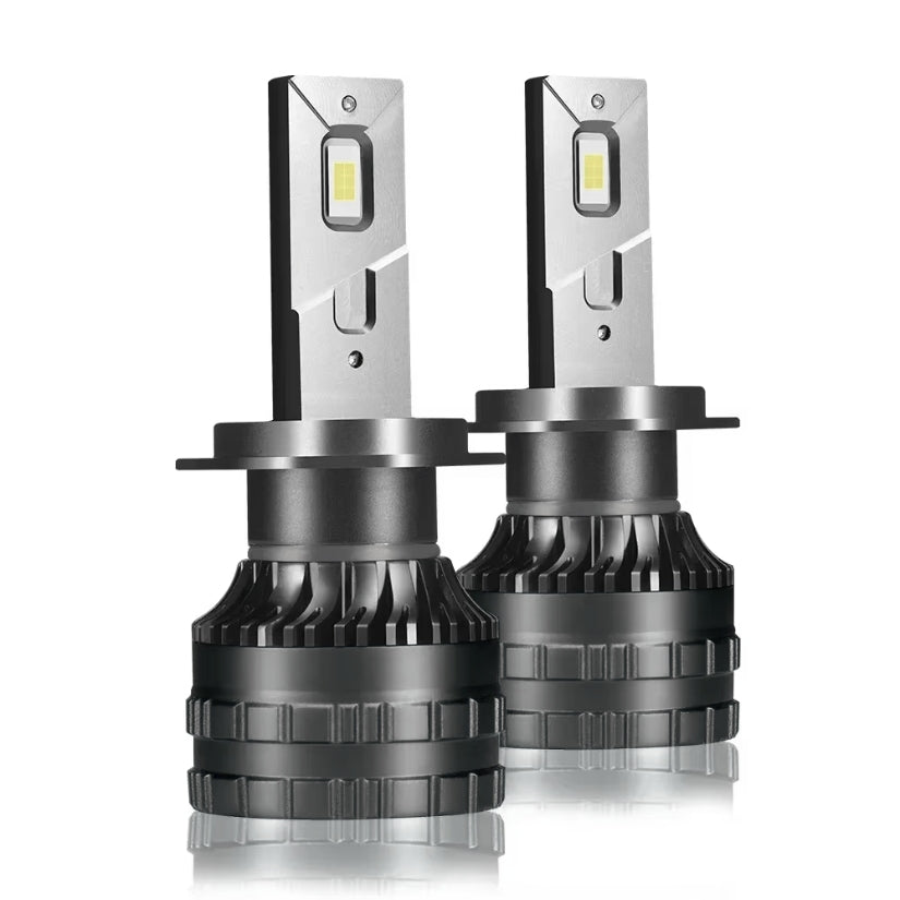 Pack Ampoules LED Ventilées H8 H9 H11 HB3 HB4 HIR2 - Éclairage Blanc Pur