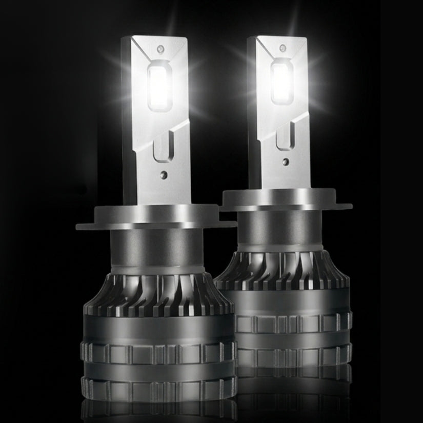 Pack Ampoules LED Ventilées H8 H9 H11 HB3 HB4 HIR2 - Éclairage Blanc Pur