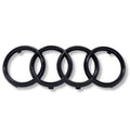 Logo Audi noir brillant avant et arrière