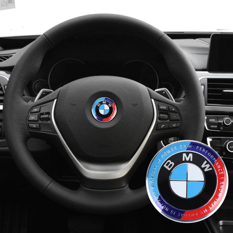 Logo autocollant pour centre de volant BMW