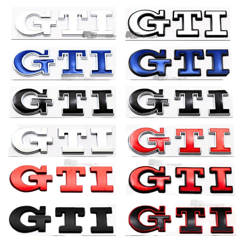 Logo GTI pour Volkswagen / Golf / Polo