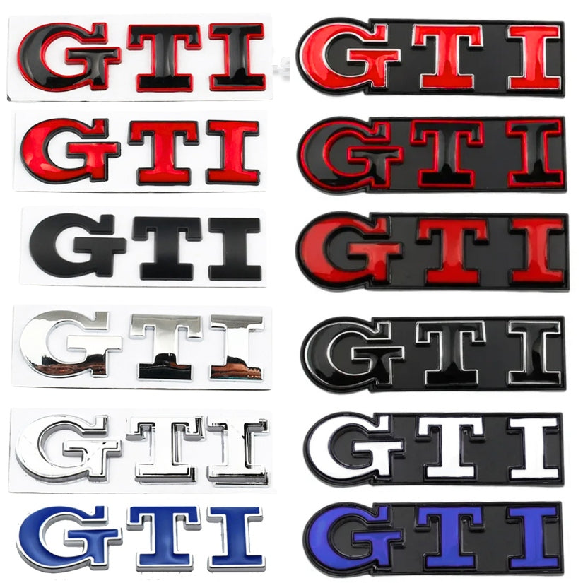 Logo GTI pour Volkswagen / Golf / Polo