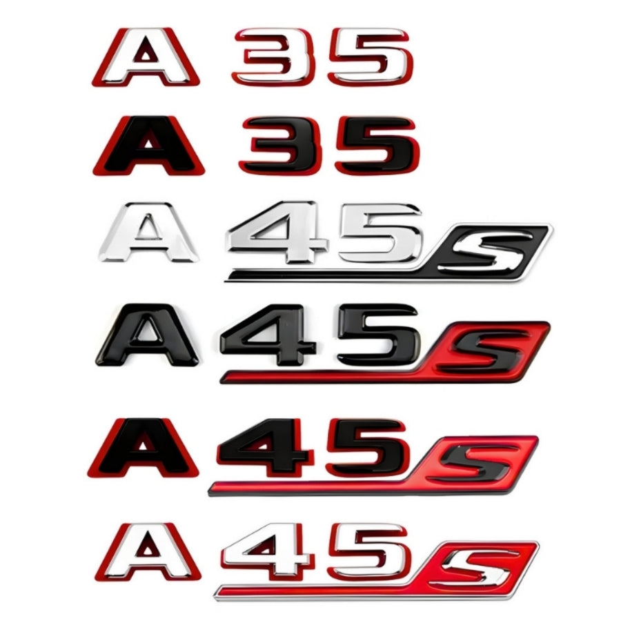 Logo noir Mercedes Classe A / A35 / A45S / AMG