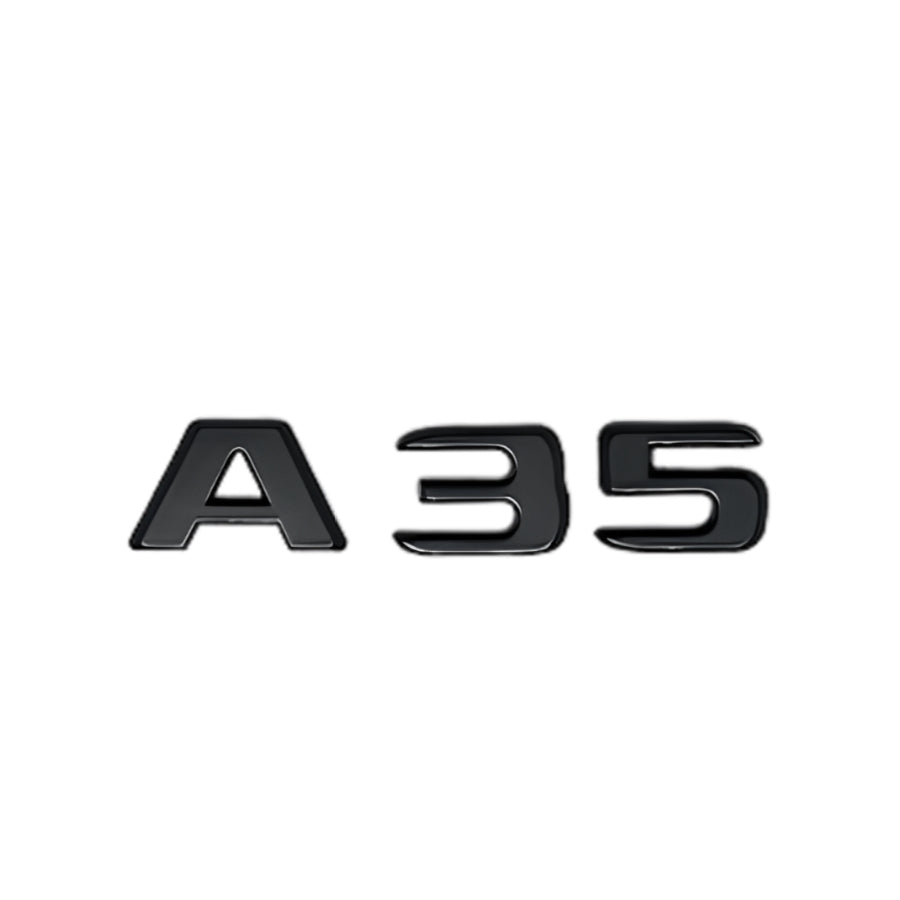 Logo noir Mercedes Classe A / A35 / A45S / AMG