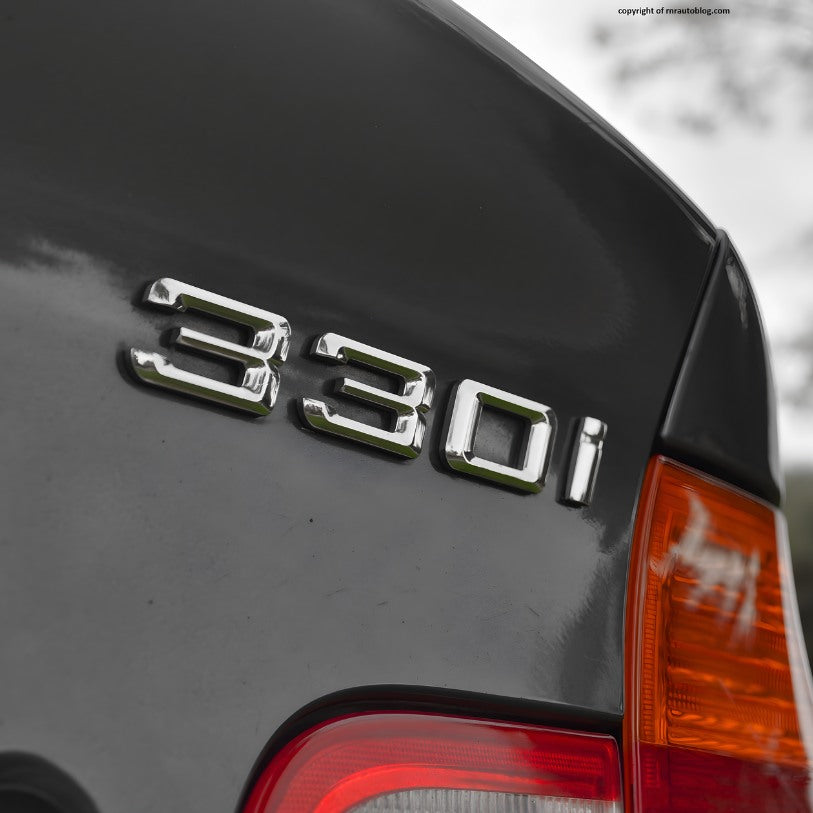 Logo série 3 noir BMW 320d 330i 335i 340i