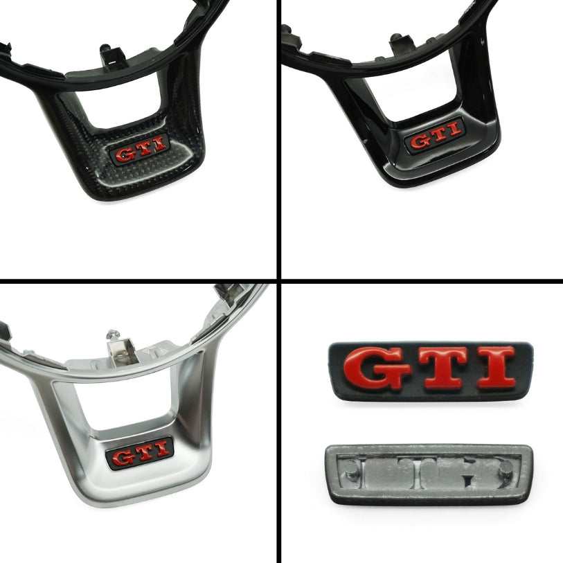 Badge Emblème de Volant GTI / R pour Volkswagen Golf Polo