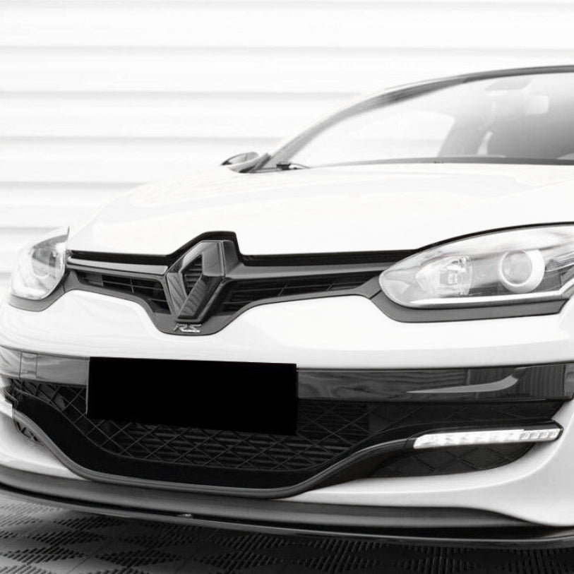 Logo Renault noir brillant pour calandre avant et hayon