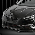 Logo Renault noir brillant pour calandre avant et hayon
