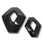Logo Renault noir brillant pour calandre avant et hayon