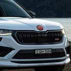 Logo Skoda noir brillant pour capot ou coffre