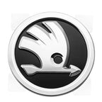 Logo Skoda noir brillant pour capot ou coffre