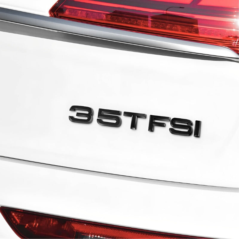 Logo monogramme TFSI / TSI adhésif compatible Audi et VW
