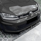 Lame avant spoiler de pare-choc pour VW Golf 6 7 GTI R