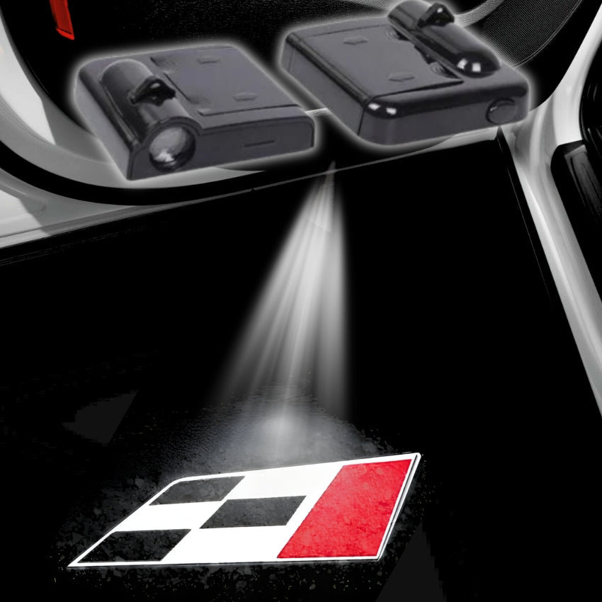 Projecteur LED bas de porte avec logo Seat Cupra