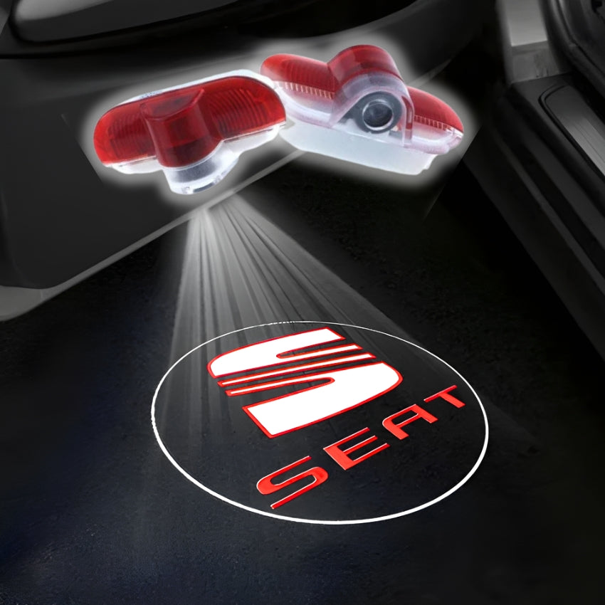 Projecteur LED bas de porte avec logo Seat Cupra