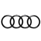 Logo Audi noir brillant avant et arrière
