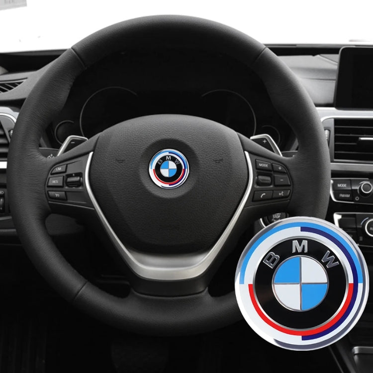 Logo autocollant pour centre de volant BMW