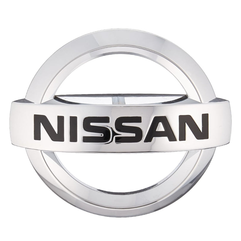 Logo Nissan noir brillant pour capot ou coffre