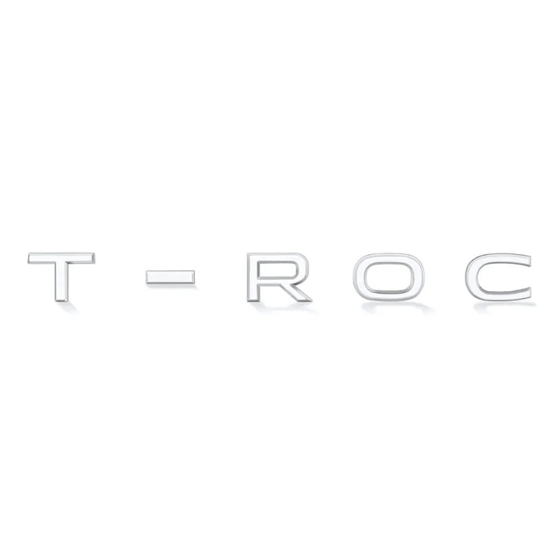 Logo monogramme T-ROC pour coffre Volkswagen