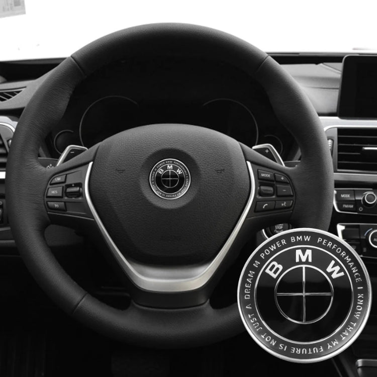 Logo autocollant pour centre de volant BMW